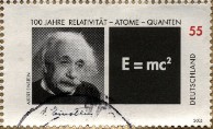 Einstein Gedenkbriefmarke
